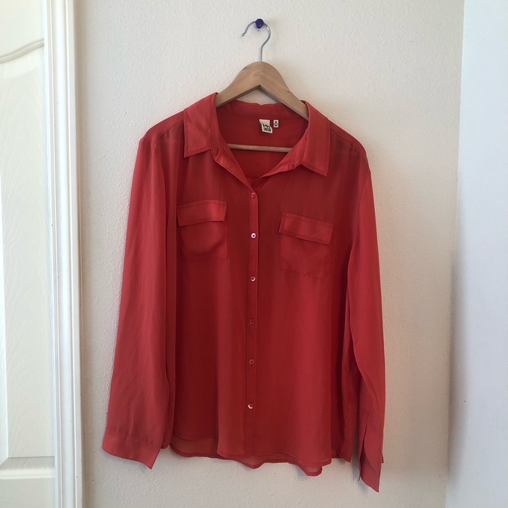 14th & Union button up blouse